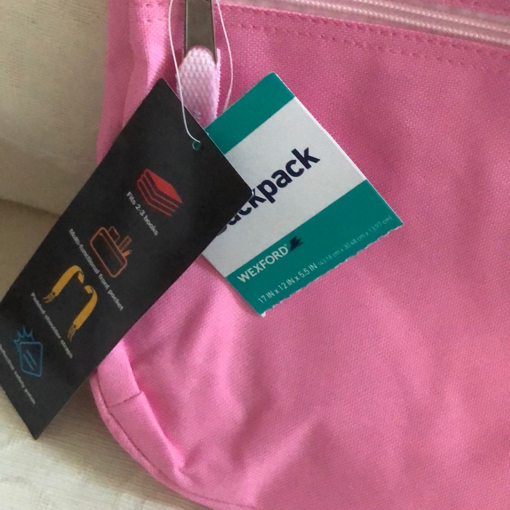 Pink backpack - Picture 2 of 6
